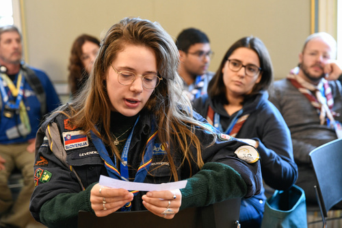 Travail de réflexion “Rêver en grand : appliquer la prochaine vision et stratégie pour le Scoutisme dans votre OSN“ à la 4th World Scout Education Congress à Paris, France